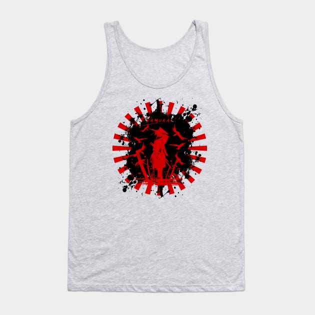 Samurai Warrior Tank Top by Lifeline/BoneheadZ Apparel